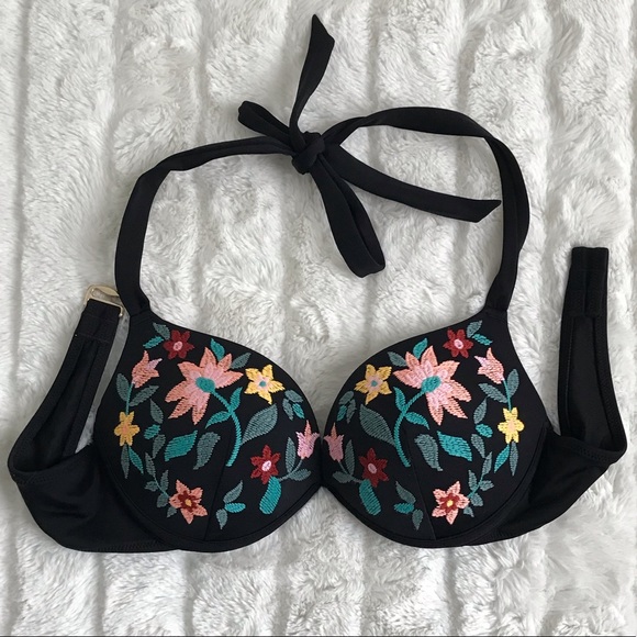 Target Other - Floral Push-Up Bikini Top